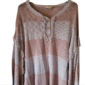 Lavender Stripe Sweater